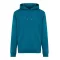 Hanorac cu gluga, iqoniq, 2610E15775, Unisex, Bumbac, Albastru Dark Teal, XXS