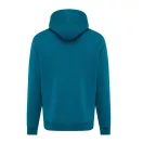 Hanorac cu gluga, iqoniq, 2610E15775, Unisex, Bumbac, Albastru Dark Teal, XXS