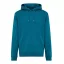 Hanorac cu gluga, iqoniq, 2610E15776, Unisex, Bumbac, Albastru Dark Teal, 3XL