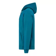   Hanorac cu gluga, iqoniq, 2610E15776, Unisex, Bumbac, Albastru Dark Teal, 3XL