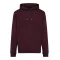 Hanorac cu gluga, iqoniq, 2610E15836, Unisex, Bumbac, Rosu Merlot, M