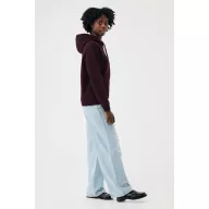   Hanorac cu gluga, iqoniq, 2610E15837, Unisex, Bumbac, Rosu Merlot, S