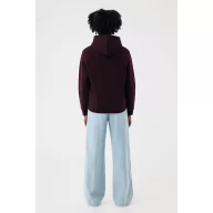   Hanorac cu gluga, iqoniq, 2610E15838, Unisex, Bumbac, Rosu Merlot, XL