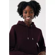   Hanorac cu gluga, iqoniq, 2610E15838, Unisex, Bumbac, Rosu Merlot, XL
