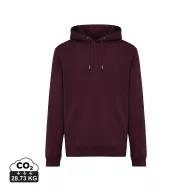  Hanorac cu gluga, iqoniq, 2610E15840, Unisex, Bumbac, Rosu Merlot, XXL