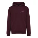 Hanorac cu gluga, iqoniq, 2610E15841, Unisex, Bumbac, Rosu Merlot, XXS