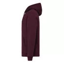 Hanorac cu gluga, iqoniq, 2610E15842, Unisex, Bumbac, Rosu Merlot, 3XL