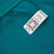   Pantaloni, 42FEB233825, Iqoniq Cooper, Bumbac, Unisex, Albastru Verdigris, M