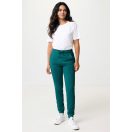 Pantaloni, 42FEB233826, Iqoniq Cooper, Bumbac, Unisex, Albastru Verdigris, S