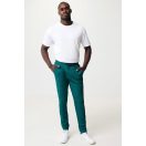 Pantaloni, 42FEB233827, Iqoniq Cooper, Bumbac, Unisex, Albastru Verdigris, XL