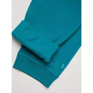   Pantaloni, 42FEB233828, Iqoniq Cooper, Bumbac, Unisex, Albastru Verdigris, XS