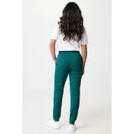   Pantaloni, 42FEB233828, Iqoniq Cooper, Bumbac, Unisex, Albastru Verdigris, XS