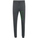 Pantaloni lungi, unisex, 2509E17064, iqoniq, 73x31.5x1 cm, Bumbac, Gri antracit, XXS