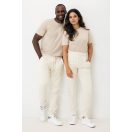 Pantaloni lungi, unisex, 2509E17066, iqoniq, 73x31.5x1 cm, Bumbac, Crem, XXS