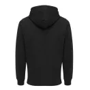 Hanorac cu gluga, casual, Unisex, iqoniq, 2410E18289, Bumbac, Negru, XXS