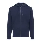 Hanorac cu gluga, Unisex, iqoniq, 2401E13810, Bumbac, Albastru navy, 4XL