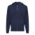 Hanorac cu gluga, Unisex, iqoniq, 2401E13811, Bumbac, Albastru navy, 5XL