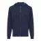 Hanorac cu gluga, Unisex, iqoniq, 2401E13815, Bumbac, Albastru navy, XL
