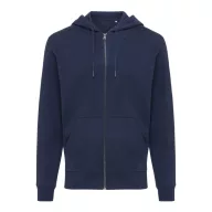   Hanorac cu gluga, Unisex, iqoniq, 2401E13818, Bumbac, Albastru navy, 3XL