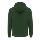 Hanorac cu gluga, casual, Unisex, iqoniq, 2410E18300, Bumbac, Verde forest, S