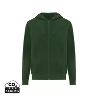   Hanorac cu gluga, casual, Unisex, iqoniq, 2410E18305, Bumbac, Verde forest, 3XL