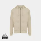 Hanorac cu gluga, casual, Unisex, iqoniq, 2410E18292, Bumbac, Crem dessert, S