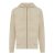Hanorac cu gluga, casual, Unisex, iqoniq, 2410E18296, Bumbac, Crem dessert, XXS