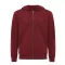 Hanorac cu gluga, Unisex, 2502E10087, iqoniq, Bumbac, Burgundy, S