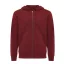 Hanorac cu gluga, Unisex, 2502E10090, iqoniq, Bumbac, Burgundy, XXL