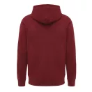 Hanorac cu gluga, Unisex, 2502E10090, iqoniq, Bumbac, Burgundy, XXL
