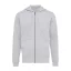 Hanorac cu gluga, Unisex, iqoniq, 2401E13820, Bumbac, Gri heather, 5XL