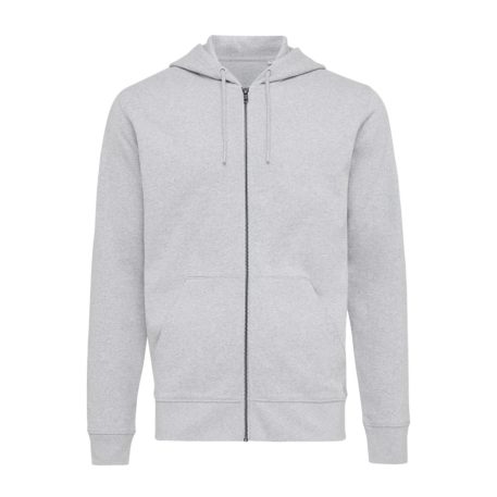 Hanorac cu gluga, Unisex, iqoniq, 2401E13824, Bumbac, Gri heather, XL