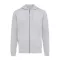 Hanorac cu gluga, Unisex, iqoniq, 2401E13826, Bumbac, Gri heather, XXL