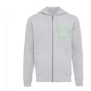 Hanorac cu gluga, casual, Unisex, iqoniq, 2410E18306, Bumbac, Gri, XXS