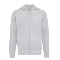   Hanorac cu gluga, casual, Unisex, iqoniq, 2410E18306, Bumbac, Gri, XXS