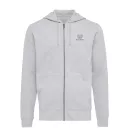 Hanorac cu gluga, casual, Unisex, iqoniq, 2410E18306, Bumbac, Gri, XXS