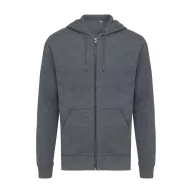   Hanorac cu gluga, Unisex, iqoniq, 2401E13829, Bumbac, Gri anthracite, M