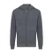 Hanorac cu gluga, Unisex, iqoniq, 2401E13830, Bumbac, Gri anthracite, S
