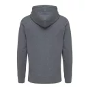 Hanorac cu gluga, Unisex, iqoniq, 2401E13830, Bumbac, Gri anthracite, S