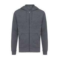   Hanorac cu gluga, Unisex, iqoniq, 2401E13834, Bumbac, Gri anthracite, 3XL