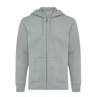  Hanorac cu gluga, Unisex, iqoniq, 2401E13840, Bumbac, Verde heather, XXL