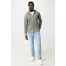 Hanorac cu gluga, Unisex, 2502E10094, iqoniq, Bumbac, Gri heather, XXS