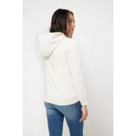   Hanorac cu gluga, Unisex, iqoniq, 2401E13844, Bumbac, Crem naturraw, L