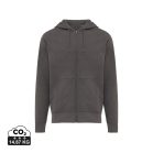 Hanorac cu gluga, casual, Unisex, iqoniq, 2410E18283, Bumbac, Gri anthracite, S