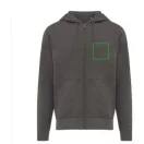 Hanorac cu gluga, casual, Unisex, iqoniq, 2410E18287, Bumbac, Gri anthracite, XXS