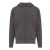 Hanorac cu gluga, casual, Unisex, iqoniq, 2410E18288, Bumbac, Gri anthracite, 3XL