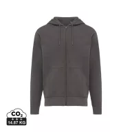   Hanorac cu gluga, casual, Unisex, iqoniq, 2410E18288, Bumbac, Gri anthracite, 3XL