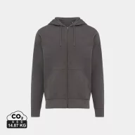   Hanorac cu gluga, casual, Unisex, iqoniq, 2410E18288, Bumbac, Gri anthracite, 3XL