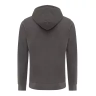   Hanorac cu gluga, casual, Unisex, iqoniq, 2410E18288, Bumbac, Gri anthracite, 3XL