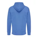 Hanorac cu gluga, Unisex, iqoniq, 2401E13853, Bumbac, Albastru heather, S